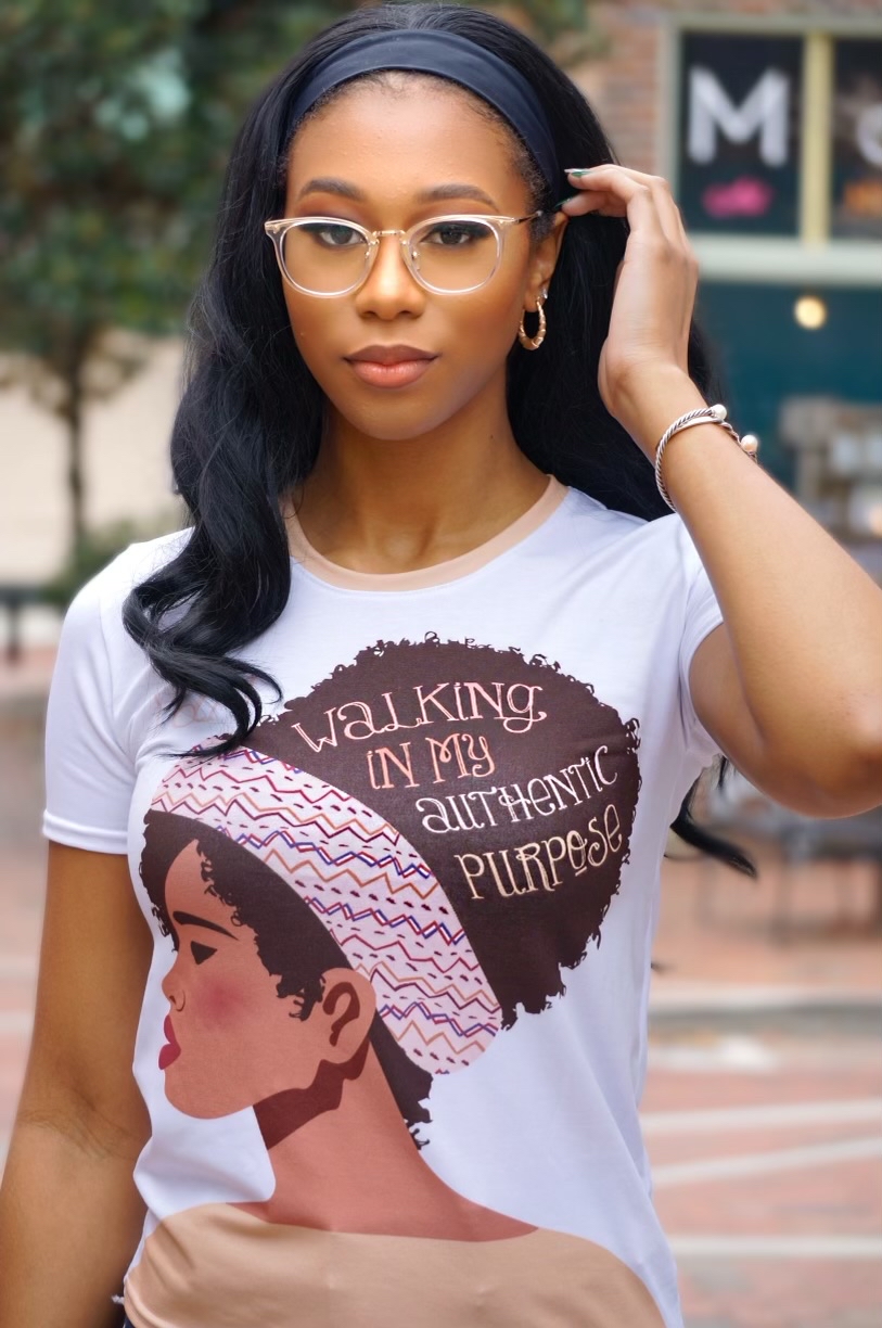 Walking In My Authentic Purpose Tee
